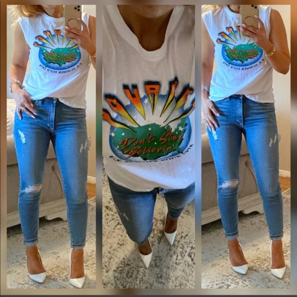 New💗Journey band tee - Picture 1 of 7
